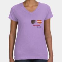 Women's V-Neck Fine Jersey Tee Thumbnail