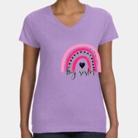 Women's V-Neck Fine Jersey Tee Thumbnail
