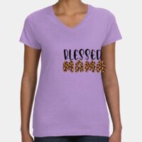 Women's V-Neck Fine Jersey Tee Thumbnail