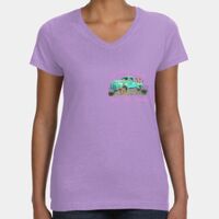 Women's V-Neck Fine Jersey Tee Thumbnail