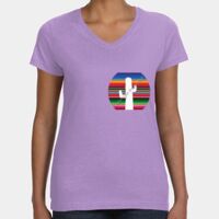 Women's V-Neck Fine Jersey Tee Thumbnail