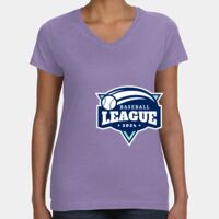 Women's V-Neck Fine Jersey Tee Thumbnail