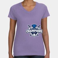 Women's V-Neck Fine Jersey Tee Thumbnail