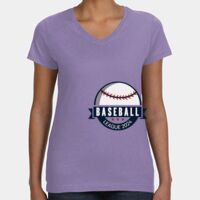 Women's V-Neck Fine Jersey Tee Thumbnail