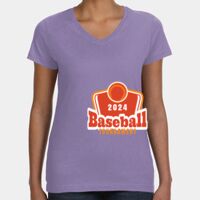 Women's V-Neck Fine Jersey Tee Thumbnail