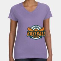 Women's V-Neck Fine Jersey Tee Thumbnail