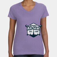 Women's V-Neck Fine Jersey Tee Thumbnail