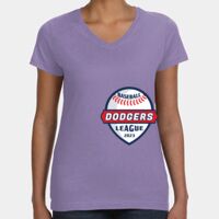 Women's V-Neck Fine Jersey Tee Thumbnail