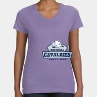 Women's V-Neck Fine Jersey Tee Thumbnail