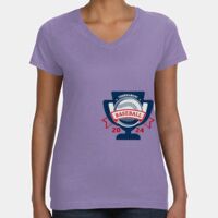 Women's V-Neck Fine Jersey Tee Thumbnail