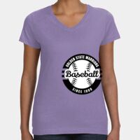 Women's V-Neck Fine Jersey Tee Thumbnail