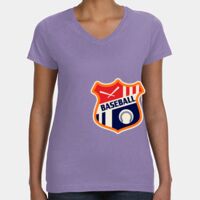 Women's V-Neck Fine Jersey Tee Thumbnail