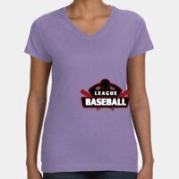 Women's V-Neck Fine Jersey Tee Thumbnail