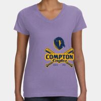 Women's V-Neck Fine Jersey Tee Thumbnail