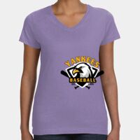 Women's V-Neck Fine Jersey Tee Thumbnail
