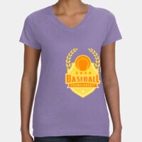 Women's V-Neck Fine Jersey Tee Thumbnail
