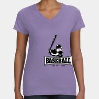 Women's V-Neck Fine Jersey Tee Thumbnail