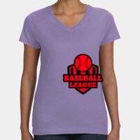 Women's V-Neck Fine Jersey Tee Thumbnail