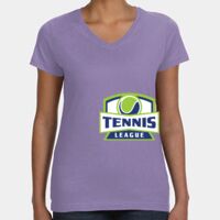Women's V-Neck Fine Jersey Tee Thumbnail