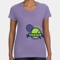 Women's V-Neck Fine Jersey Tee Thumbnail