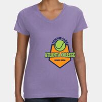 Women's V-Neck Fine Jersey Tee Thumbnail