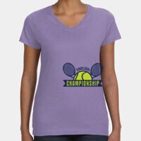 Women's V-Neck Fine Jersey Tee Thumbnail
