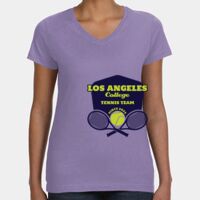Women's V-Neck Fine Jersey Tee Thumbnail