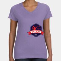 Women's V-Neck Fine Jersey Tee Thumbnail