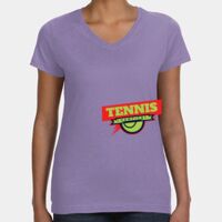 Women's V-Neck Fine Jersey Tee Thumbnail
