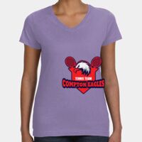 Women's V-Neck Fine Jersey Tee Thumbnail