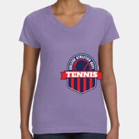Women's V-Neck Fine Jersey Tee Thumbnail