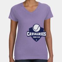 Women's V-Neck Fine Jersey Tee Thumbnail