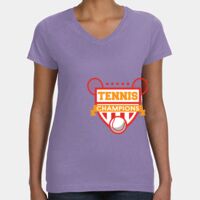 Women's V-Neck Fine Jersey Tee Thumbnail