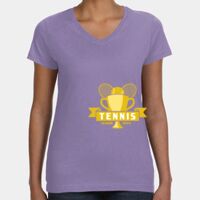 Women's V-Neck Fine Jersey Tee Thumbnail