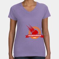 Women's V-Neck Fine Jersey Tee Thumbnail