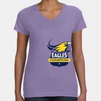 Women's V-Neck Fine Jersey Tee Thumbnail