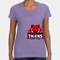 Women's V-Neck Fine Jersey Tee Thumbnail