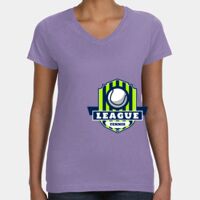 Women's V-Neck Fine Jersey Tee Thumbnail