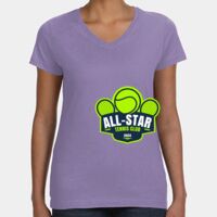 Women's V-Neck Fine Jersey Tee Thumbnail