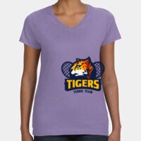 Women's V-Neck Fine Jersey Tee Thumbnail