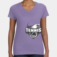 Women's V-Neck Fine Jersey Tee Thumbnail