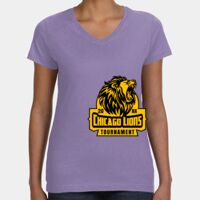 Women's V-Neck Fine Jersey Tee Thumbnail
