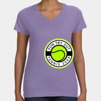 Women's V-Neck Fine Jersey Tee Thumbnail