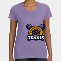 Women's V-Neck Fine Jersey Tee Thumbnail