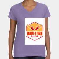 Women's V-Neck Fine Jersey Tee Thumbnail