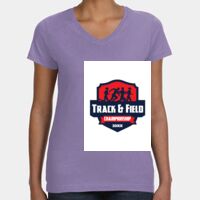 Women's V-Neck Fine Jersey Tee Thumbnail
