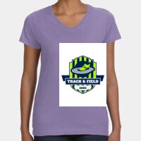 Women's V-Neck Fine Jersey Tee Thumbnail