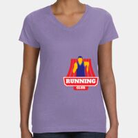 Women's V-Neck Fine Jersey Tee Thumbnail