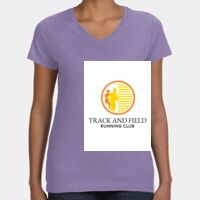 Women's V-Neck Fine Jersey Tee Thumbnail