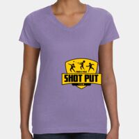 Women's V-Neck Fine Jersey Tee Thumbnail